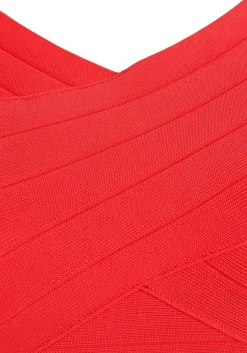 LASCANA Short Sleeve Tops-Off Shoulder Bandage Top