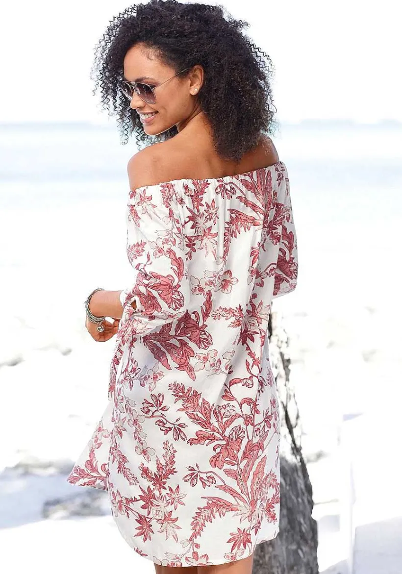 LASCANA Sundresses-Off Shoulder Floral Dress