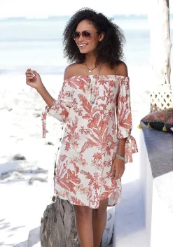 LASCANA Sundresses-Off Shoulder Floral Dress