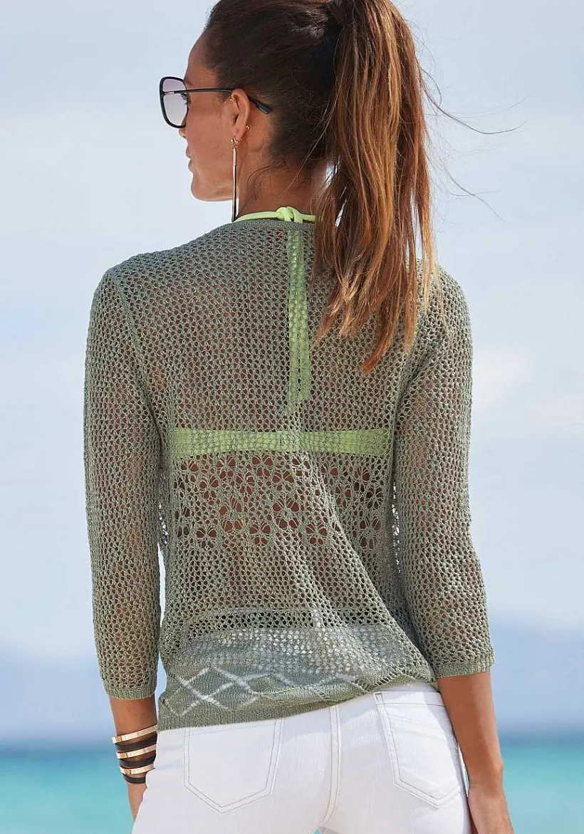 LASCANA Cardigans-Open Work Cardigan
