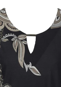 LASCANA Short Dresses-Paisley Print Short Sleeve Dress
