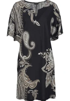 LASCANA Short Dresses-Paisley Print Short Sleeve Dress