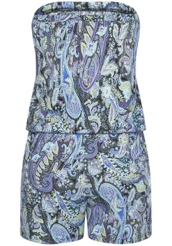 LASCANA Rompers-Paisley Print Strapless Romper