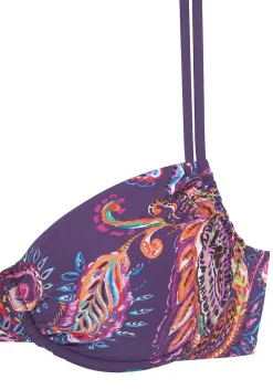 LASCANA Underwire-Paisley Print Underwire Bikini Top