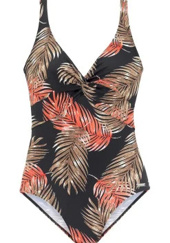LASCANA One-Pieces-Palm Print One Piece
