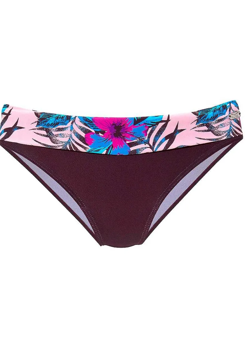 LASCANA Push Up-Palm Print Push Up Bikini Top