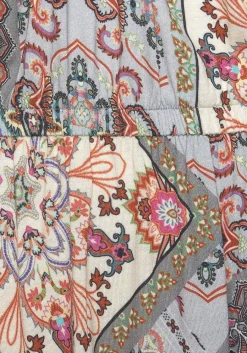LASCANA Maxi Dresses-Patchwork Print Maxi Dress