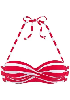 LASCANA Bandeau-Pattern Bandeau Bikini Top