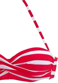 LASCANA Bandeau-Pattern Bandeau Bikini Top