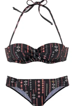 LASCANA Bandeau-Pattern Bandeau Bikini Top