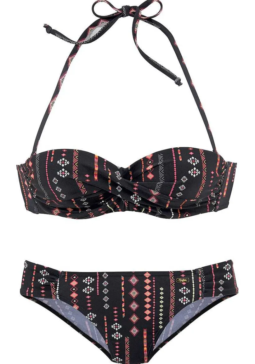 LASCANA Bandeau-Pattern Bandeau Bikini Top