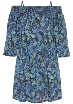 LASCANA Short Dresses-Patterned Carmen Style Dress