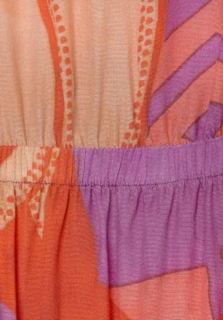 LASCANA Sundresses-Patterned Flutter Sleeve Dress