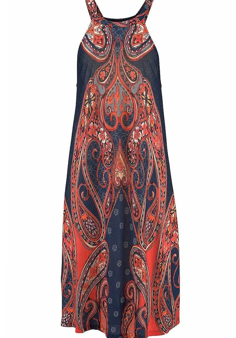 LASCANA Sundresses-Patterned High Neck Dress