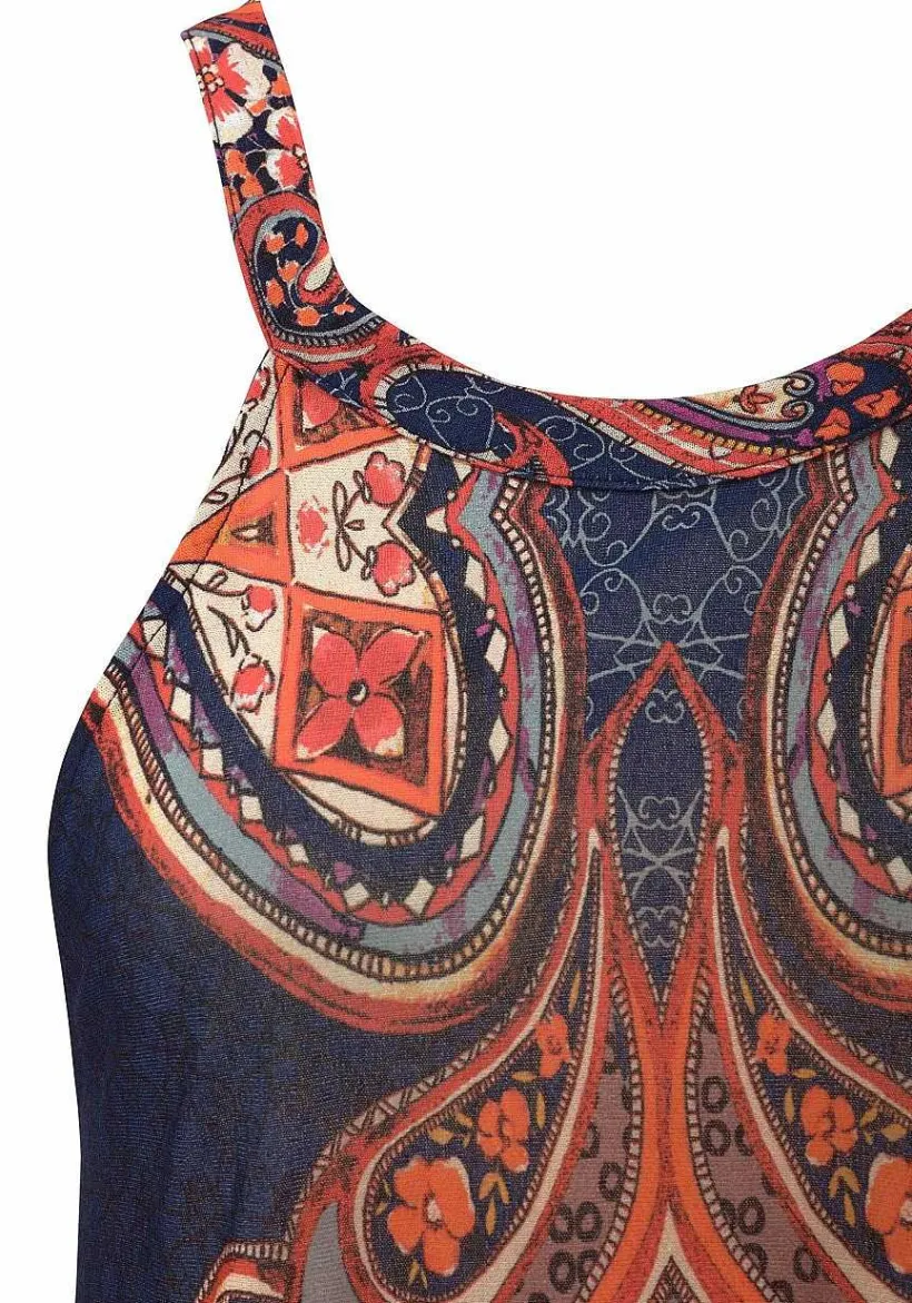LASCANA Sundresses-Patterned High Neck Dress