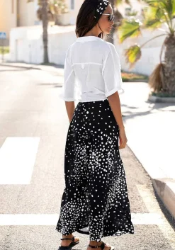 LASCANA Skirts-Patterned Maxi Skirt