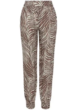 LASCANA Pants-Patterned Tie Waist Jogger Pants