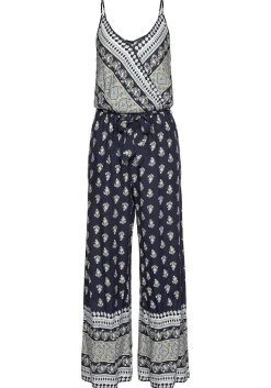 LASCANA Jumpsuits-Patterned V-Neck Jumpsuit