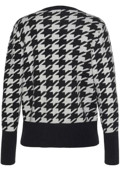 LASCANA Cardigans-Pearl Button Houndstooth Cardigan