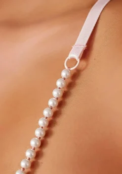 LASCANA D+ Bras-Pearl Strap Lace Push Up Bra