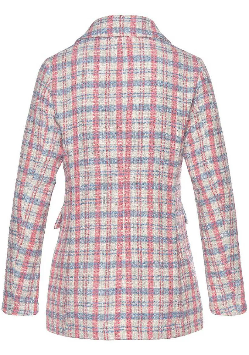 LASCANA Blazers-Plaid Boucle Blazer