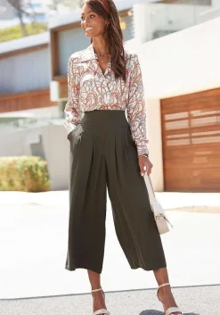LASCANA Pants-Pleated Culottes