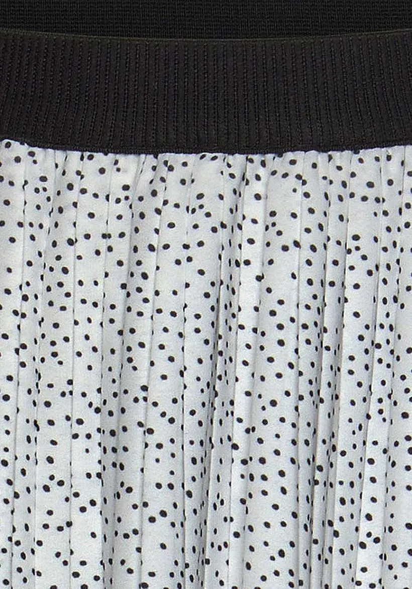 LASCANA Skirts-Pleated Polka Dot Skirt