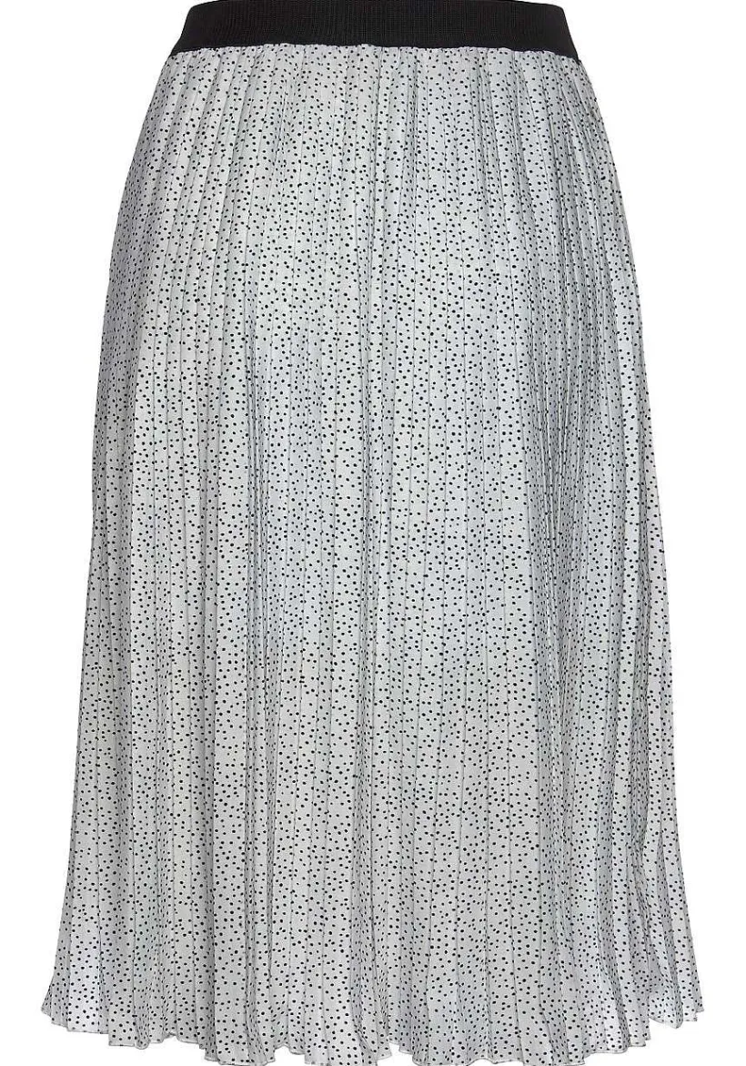 LASCANA Skirts-Pleated Polka Dot Skirt