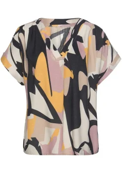 LASCANA Blouses-Pleated Print Blouse