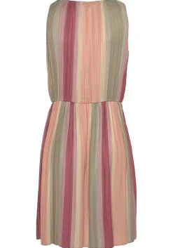 LASCANA Sundresses-Pleated Striped Dress