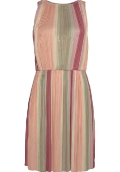 LASCANA Sundresses-Pleated Striped Dress