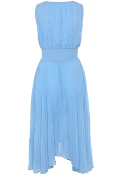 LASCANA Sundresses-Pleated V-Neck Dress
