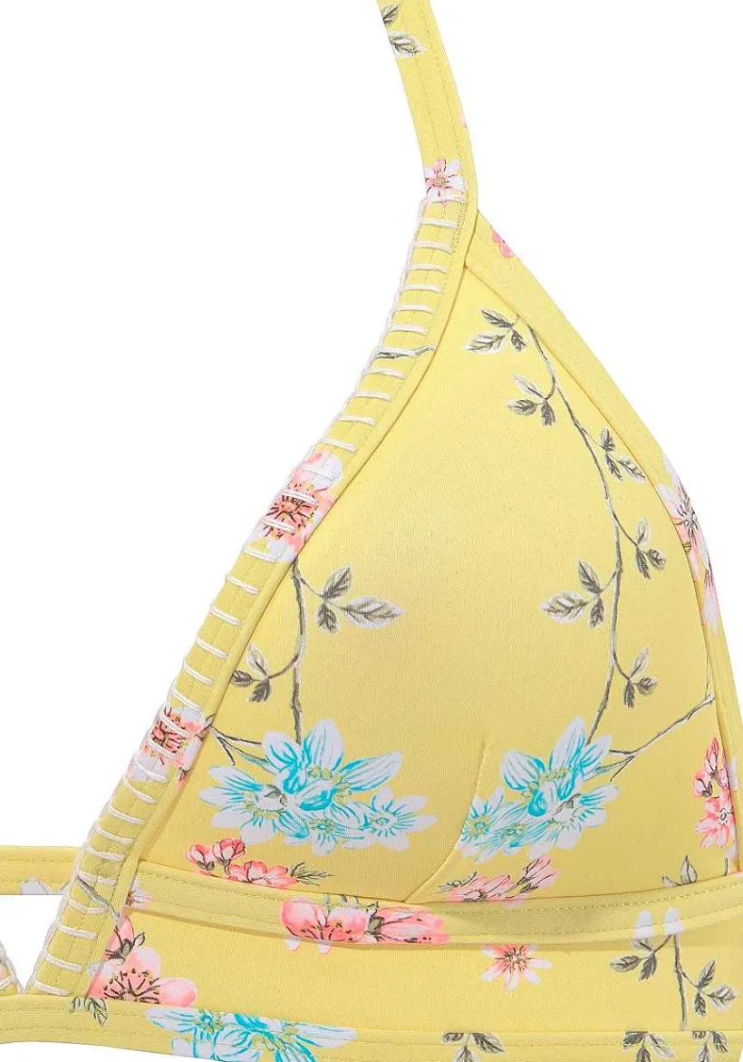 LASCANA Triangle-Plunge Triangle Bikini Top