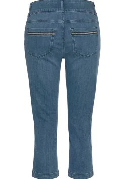 LASCANA Pants-Pocket Detail Capri Jeans