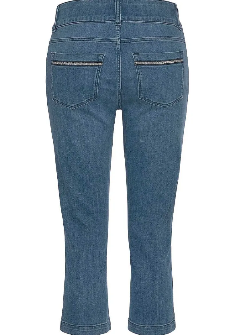 LASCANA Pants-Pocket Detail Capri Jeans