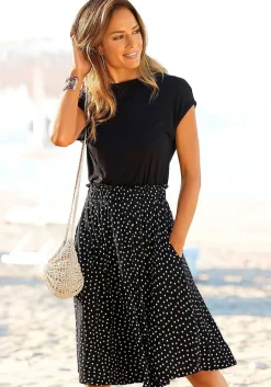 LASCANA Fall Dresses-Polka Dot 2-In-1 Dress