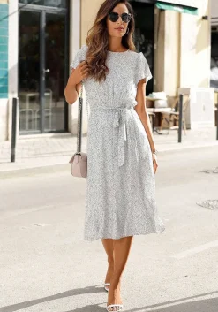 LASCANA Midi Dresses-Polka Dot Midi Dress