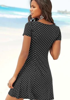 LASCANA Short Dresses-Polka Dot Print Dress
