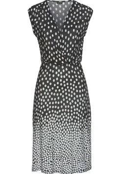 LASCANA Short Dresses-Polka Dot V-Neck Dress