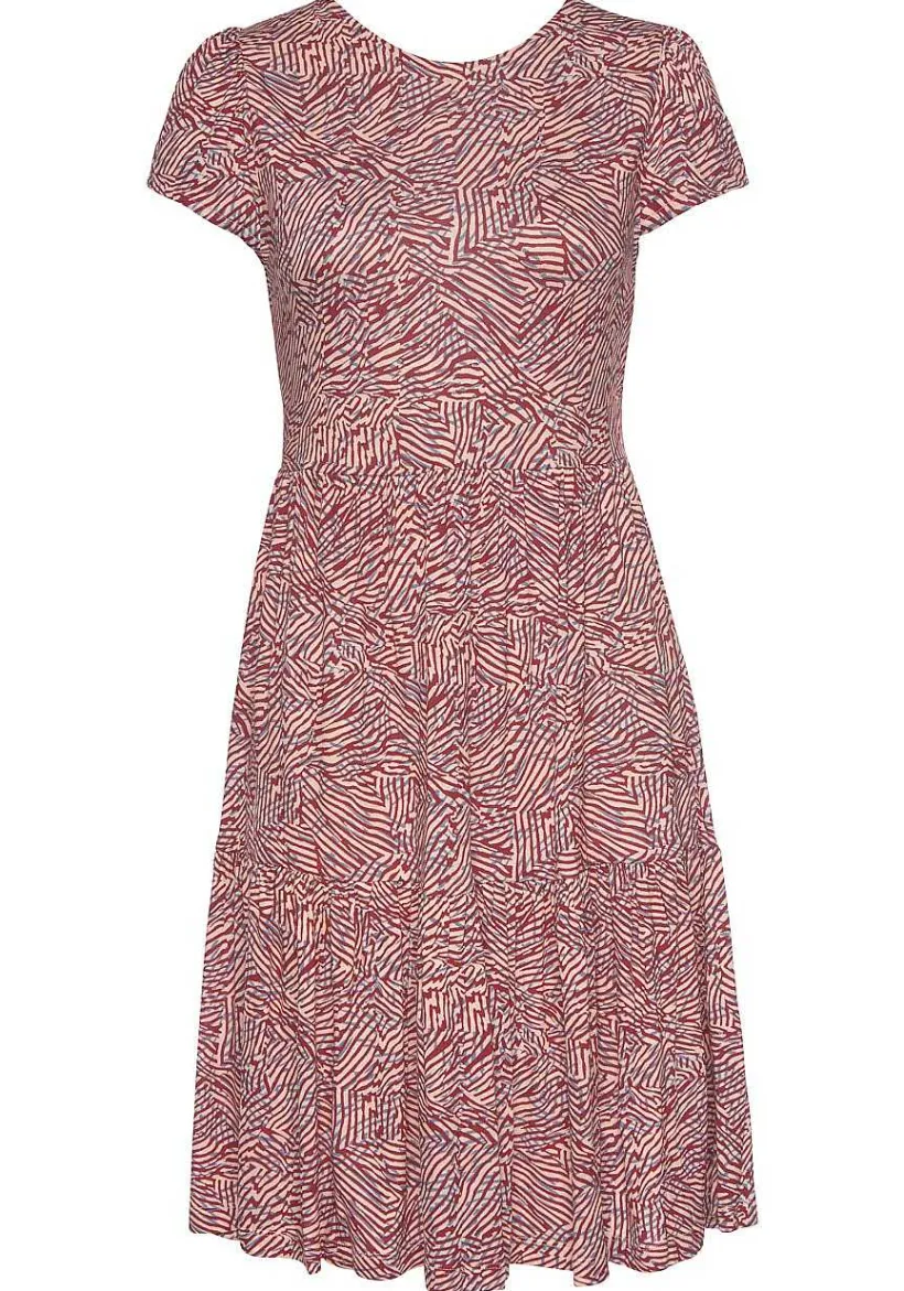 LASCANA Short Dresses-Printed Back Cut Out Dress