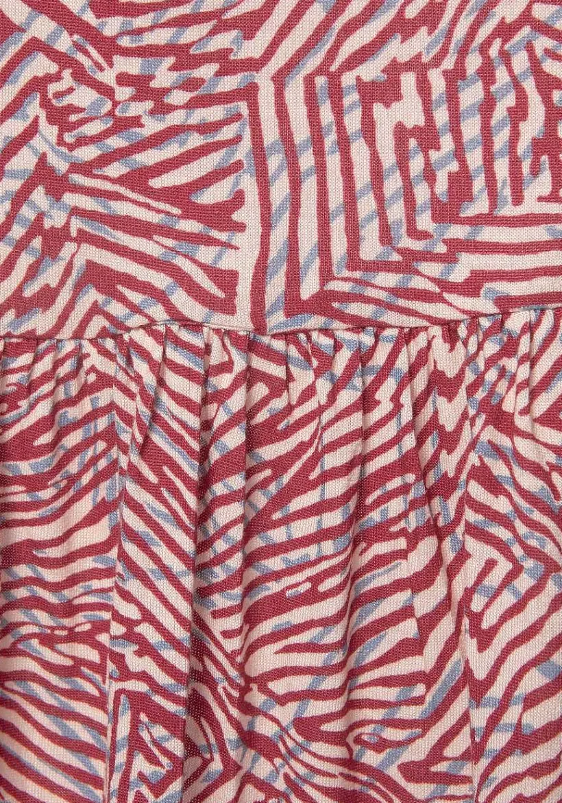 LASCANA Short Dresses-Printed Back Cut Out Dress