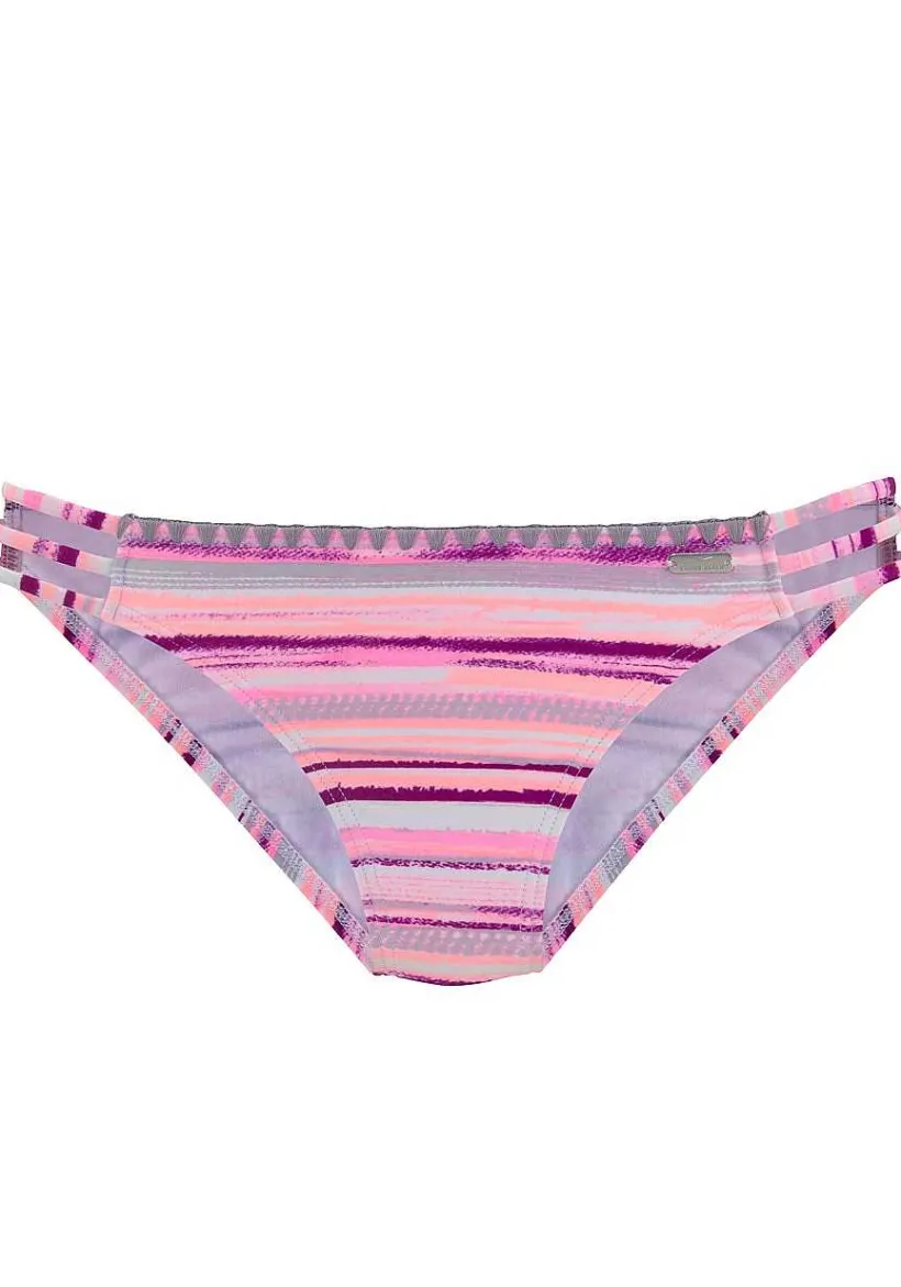 LASCANA Bandeau-Printed Crochet Bandeau Bikini Top