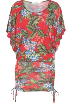 LASCANA Short Dresses-Printed Drawstring Dress