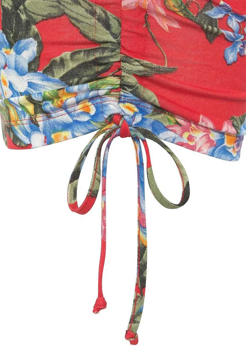 LASCANA Short Dresses-Printed Drawstring Dress