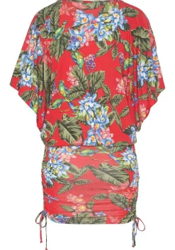 LASCANA Short Dresses-Printed Drawstring Dress