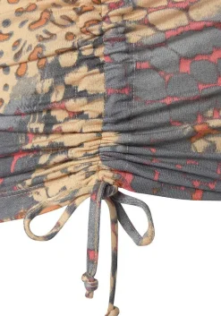 LASCANA Short Dresses-Printed Drawstring Dress