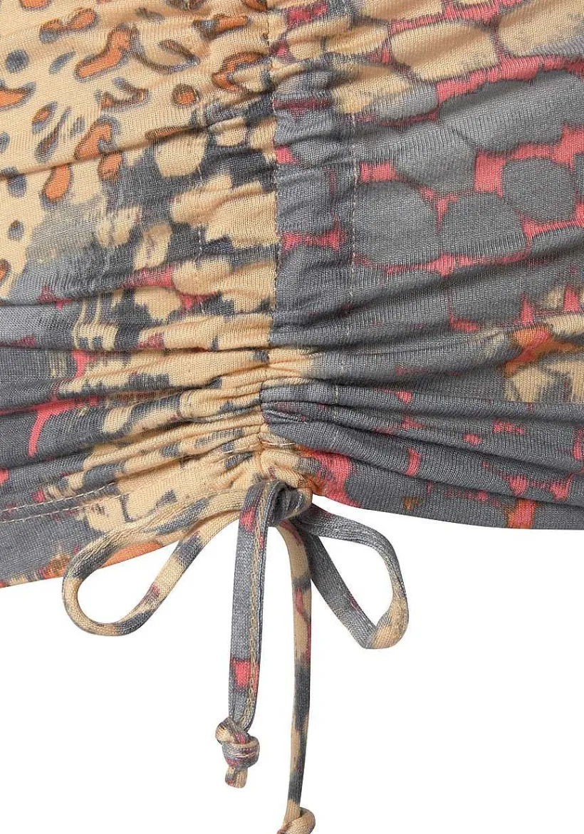 LASCANA Short Dresses-Printed Drawstring Dress