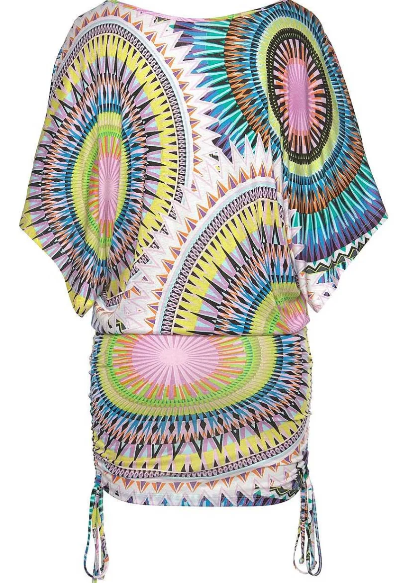 LASCANA Cover-Ups-Printed Drawstring Dress