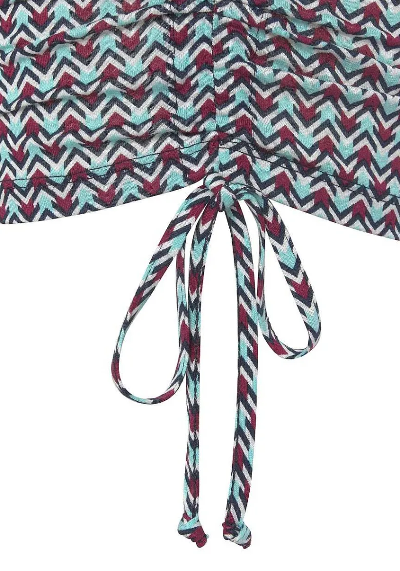 LASCANA Short Dresses-Printed Drawstring Dress