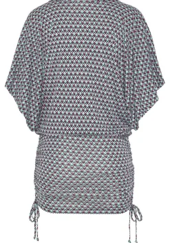 LASCANA Short Dresses-Printed Drawstring Dress